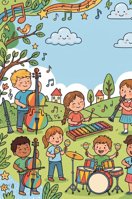 Achterkant van Muziekinstrumenten