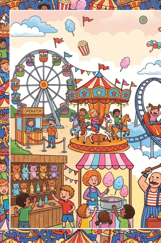 Achterkant van De kermis