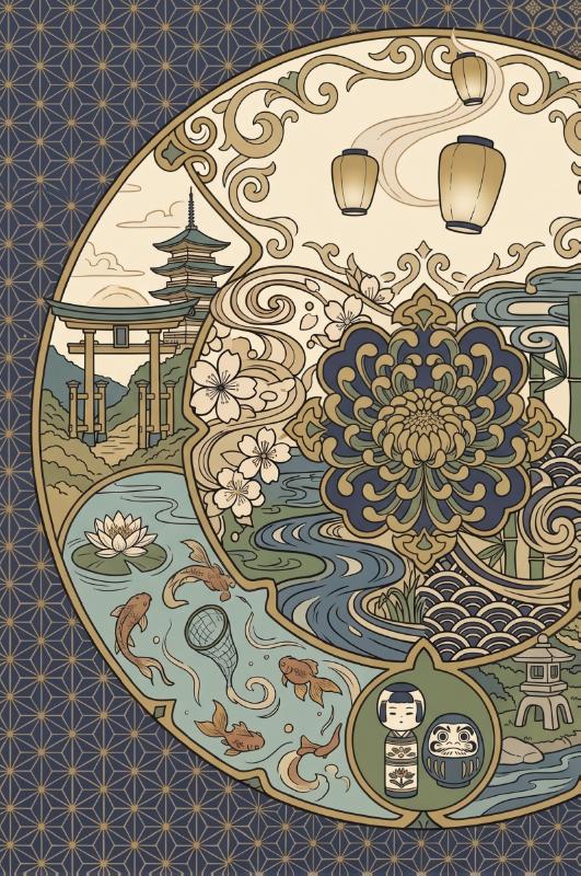Achterkant van Japan