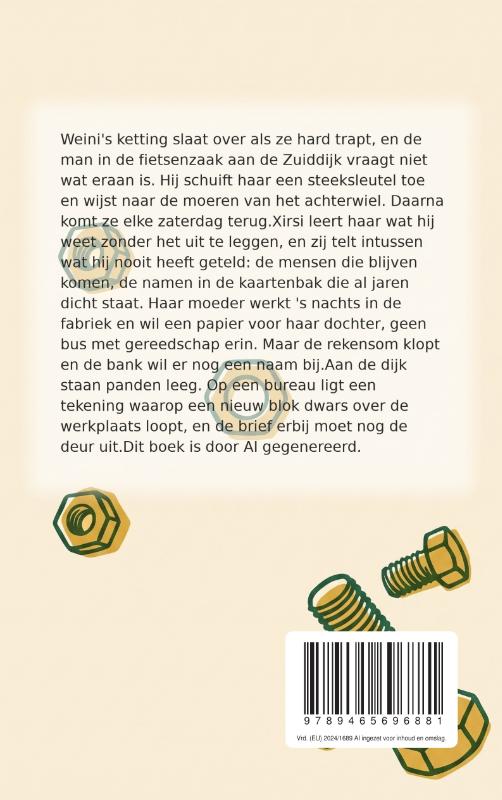 Achterkant van Buiten, buiten, binnen