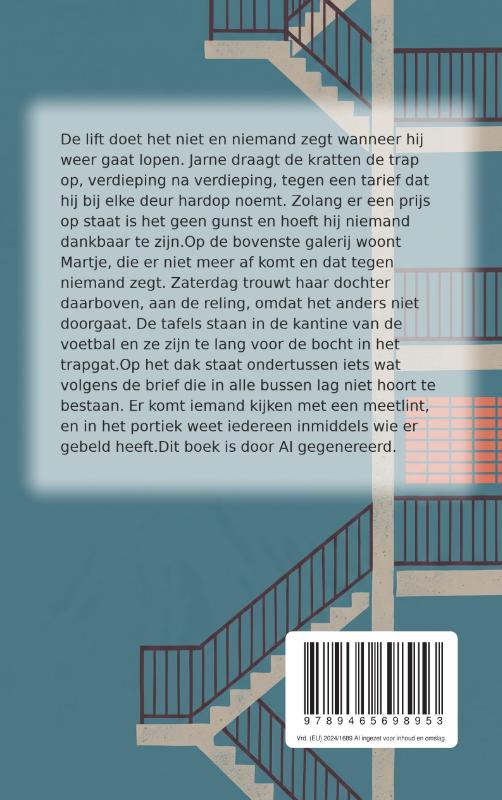 Achterkant van Graag eigen stoel