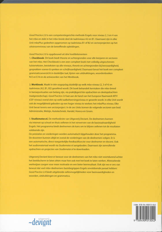 Achterkant van Workbook MBO breed