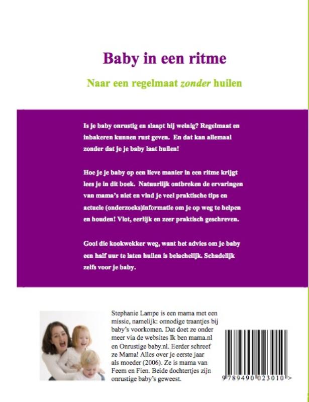 Achterkant van Baby in een ritme