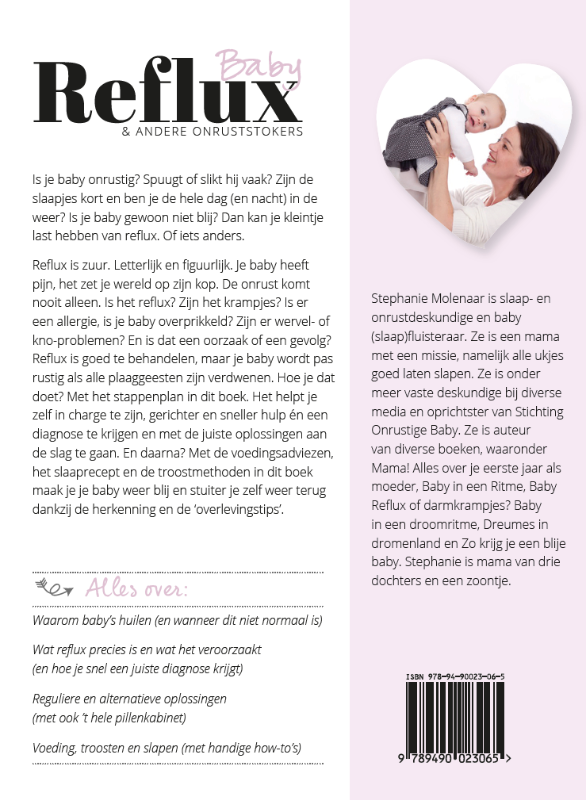 Achterkant van Baby Reflux