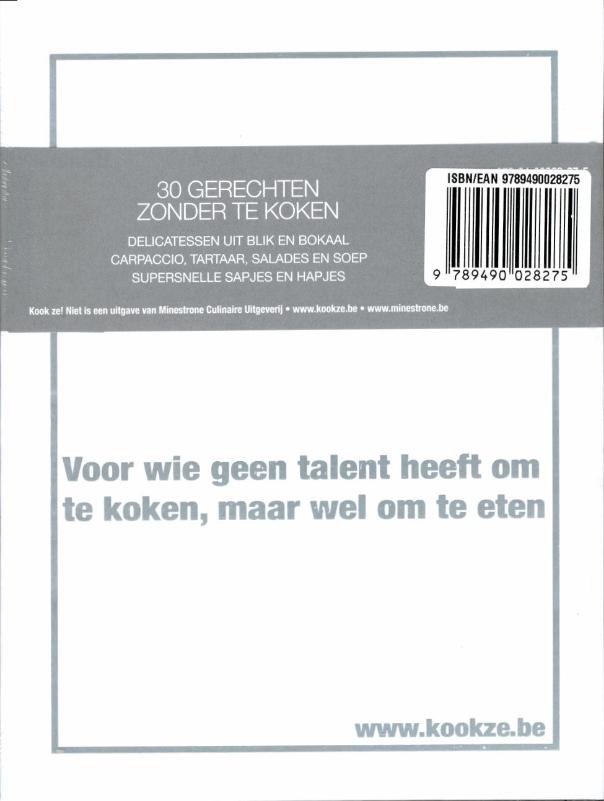 Achterkant van Niet