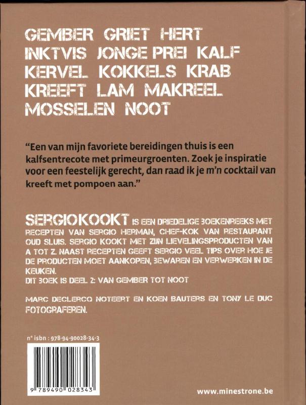 Achterkant van Van gember tot noot