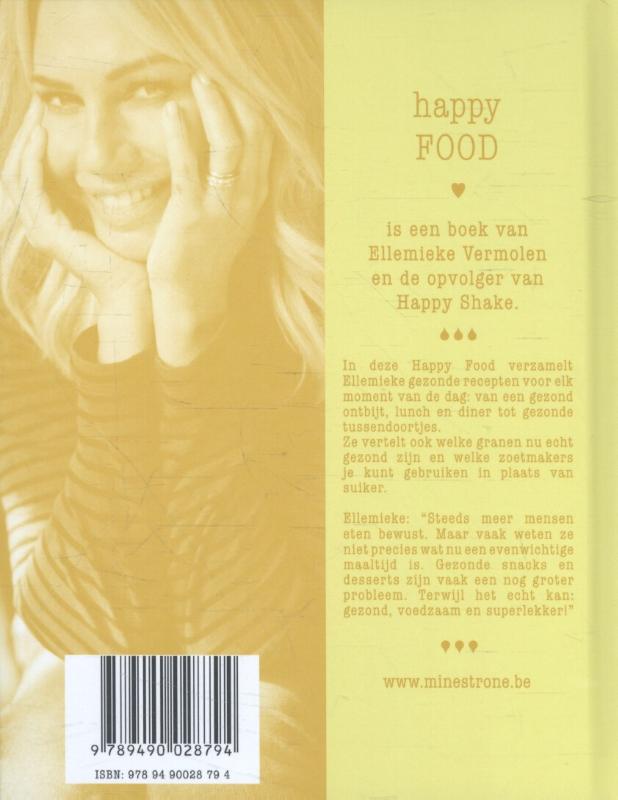 Achterkant van Happy Food