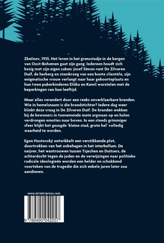 Achterkant van De brandstichter