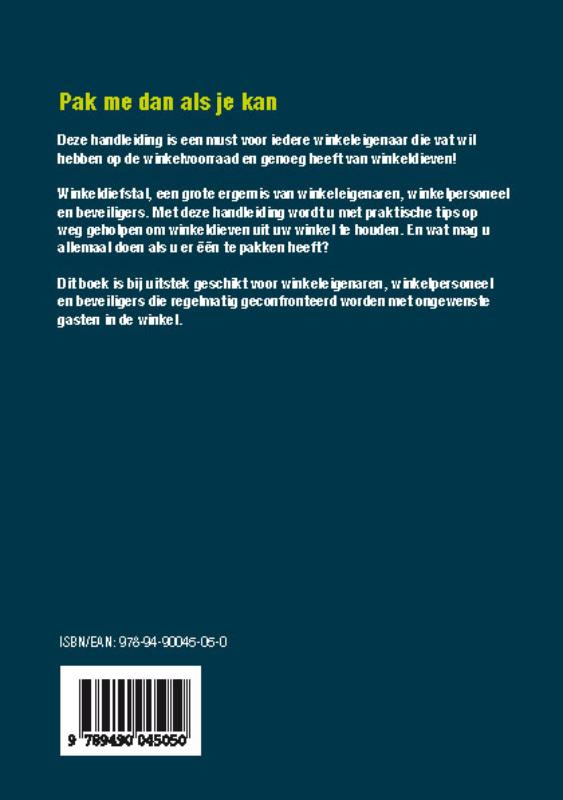 Achterkant van Aanpak Winkeldiefstal