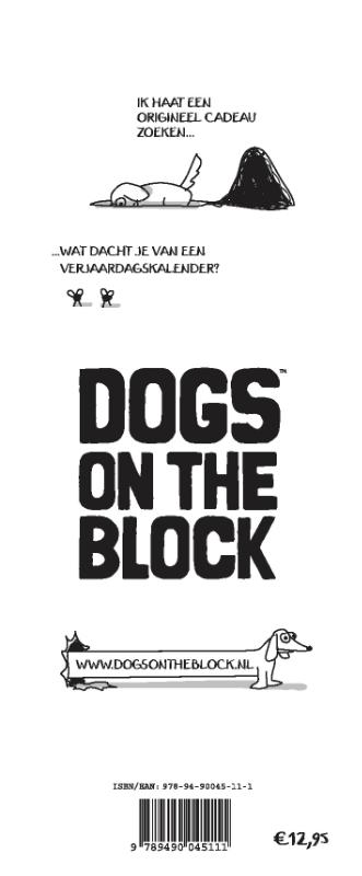 Achterkant van Dogs on the Block