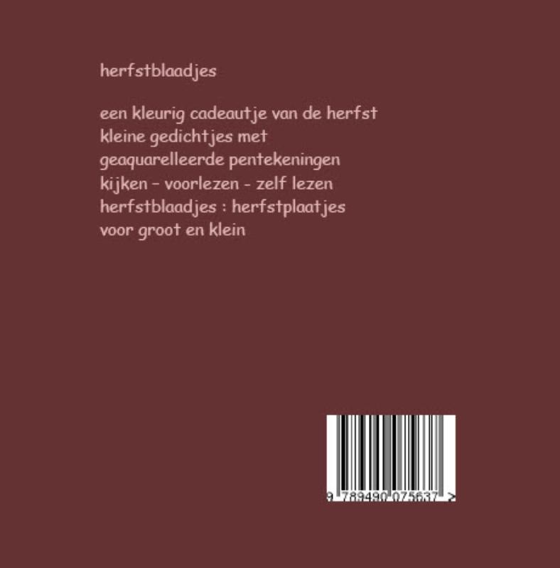 Achterkant van Herfstblaadjes