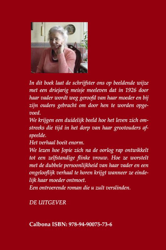 Achterkant van Jopie