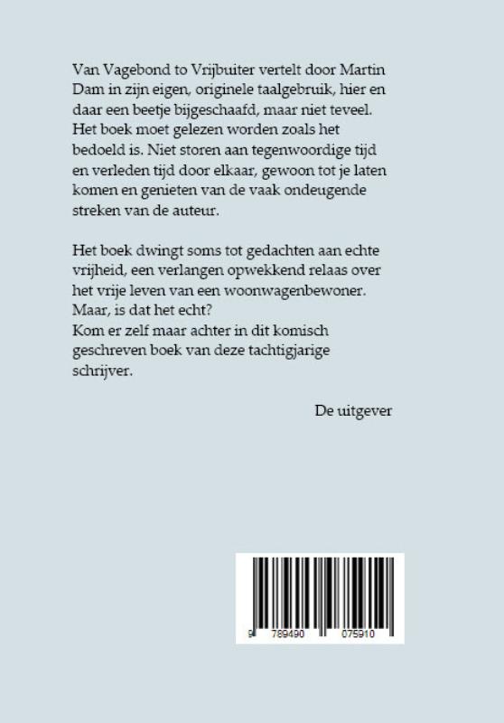 Achterkant van Van vagebond tot vrijbuiter