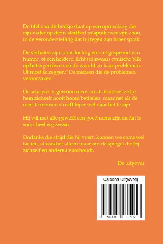Achterkant van Ik val toch wel mee