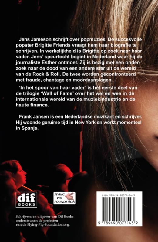 Achterkant van In het spoor van haar vader