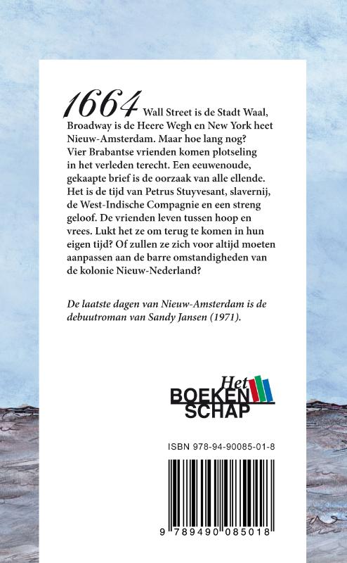 Achterkant van De laatste dagen van Nieuw-Amsterdam