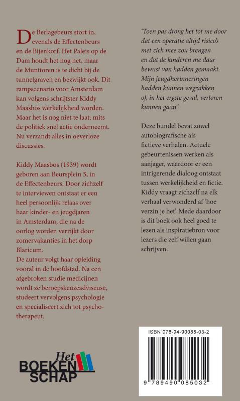 Achterkant van Voor het wegzakt