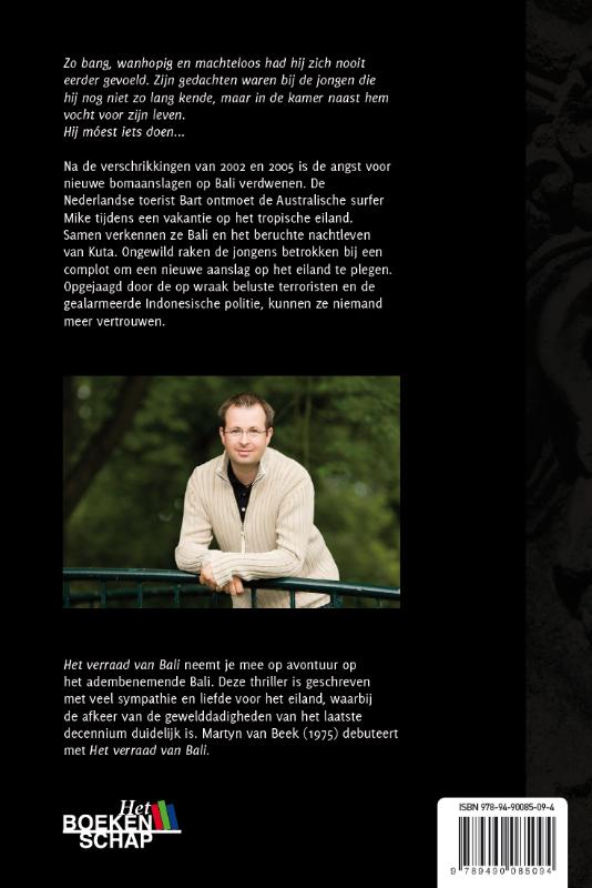 Achterkant van Het verraad van Bali