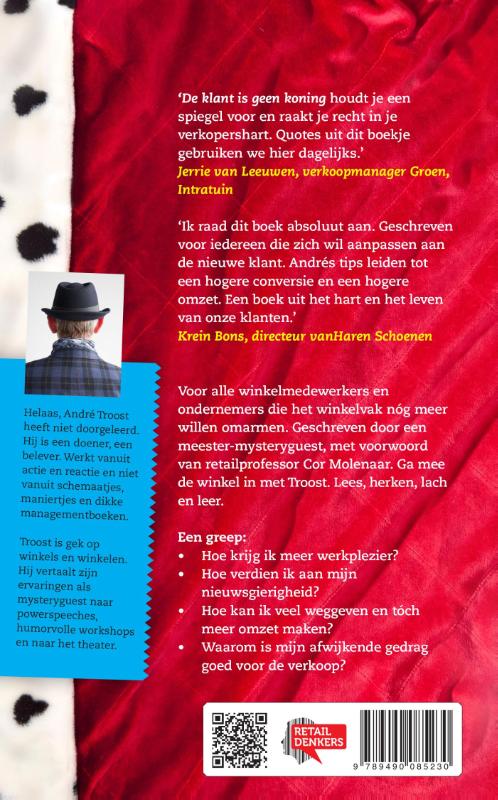 Achterkant van De klant is geen koning!
