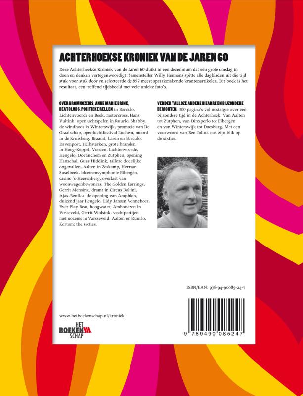 Achterkant van Achterhoekse kroniek van de jaren 60