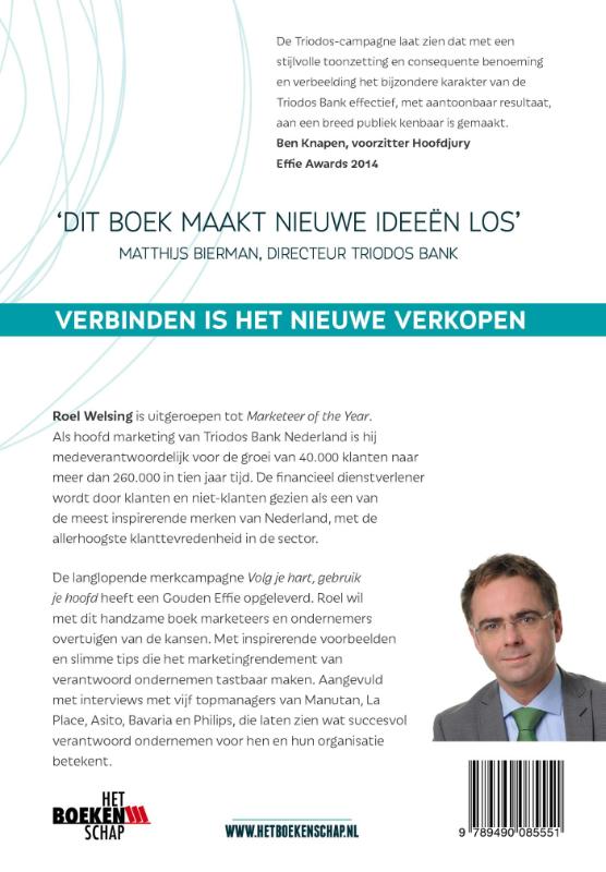 Achterkant van Verbinden is het nieuwe verkopen