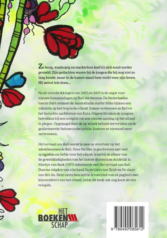 Achterkant van Het verraad van Bali