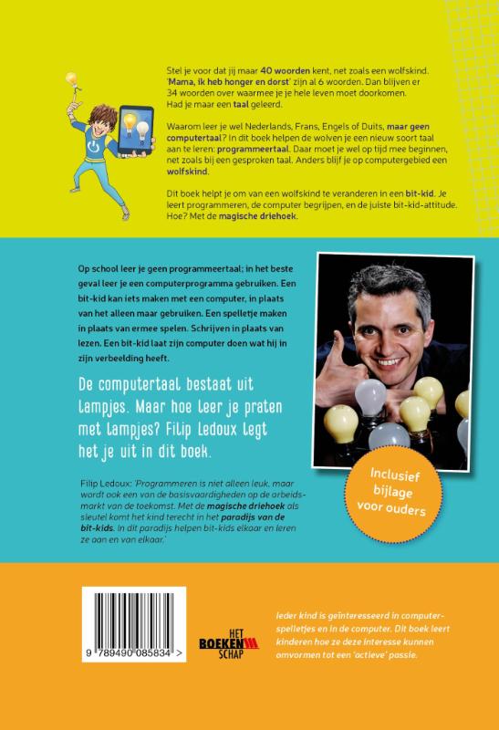 Achterkant van Hoe word ik een bit-kid?
