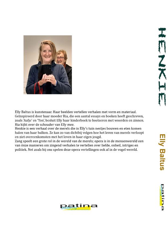 Achterkant van HENKIE