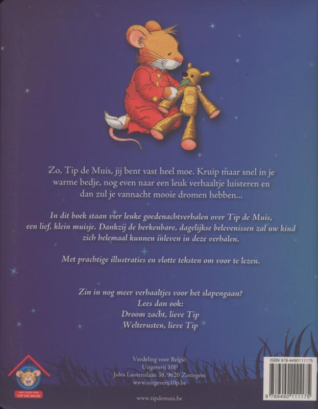 Achterkant van Slaap lekker, lieve Tip
