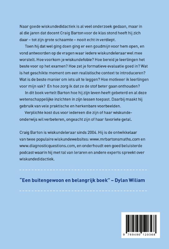 Achterkant van Volgens Barton