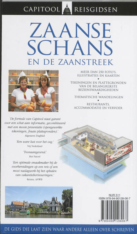 Achterkant van Zaanse Schans en de Zaanstreek