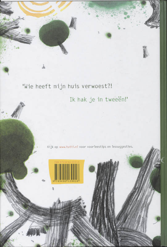 Achterkant van Het verhaal van de beer met zijn zwaard
