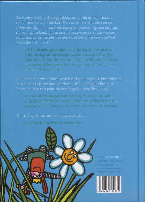 Achterkant van De kleine ridders
