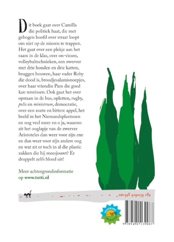 Achterkant van Ik haat politiek