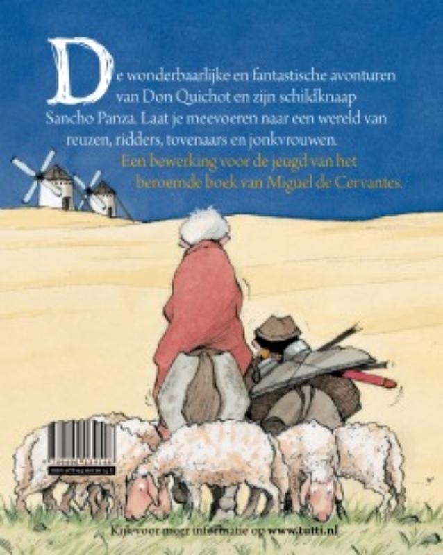 Achterkant van Don Quichot
