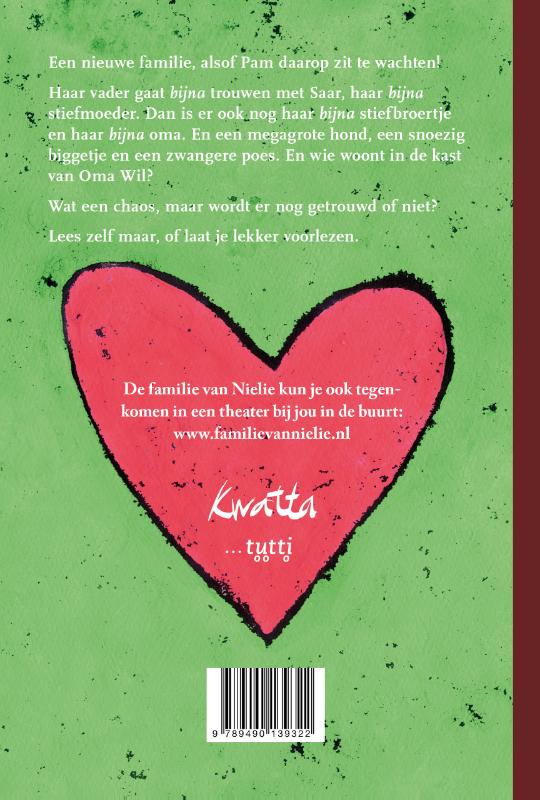 Achterkant van De familie van Nielie barst van liefde