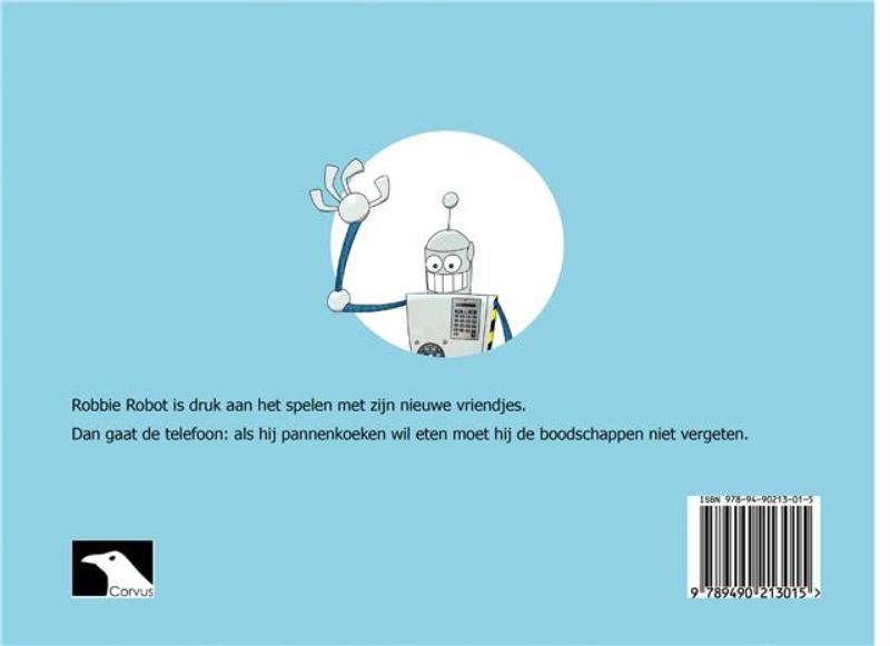 Achterkant van Robbie Robot