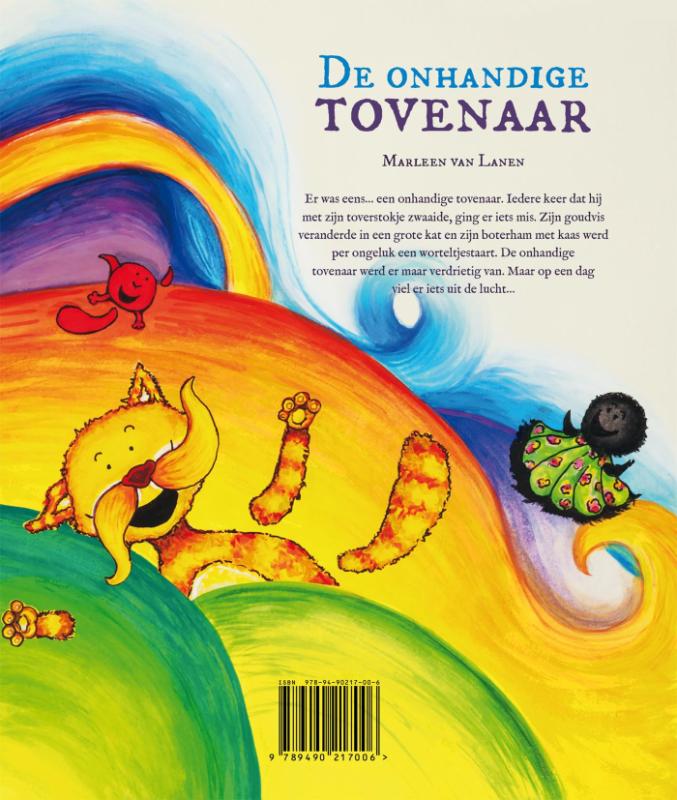 Achterkant van De onhandige tovenaar