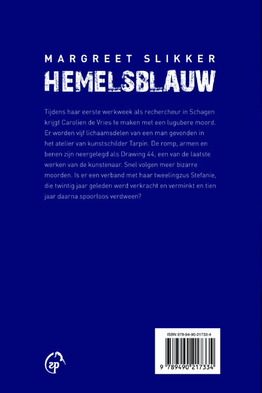 Achterkant van Hemelsblauw