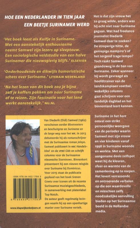 Achterkant van Suriname in het hart