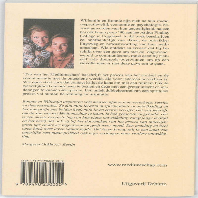 Achterkant van Tao van het Mediumschap