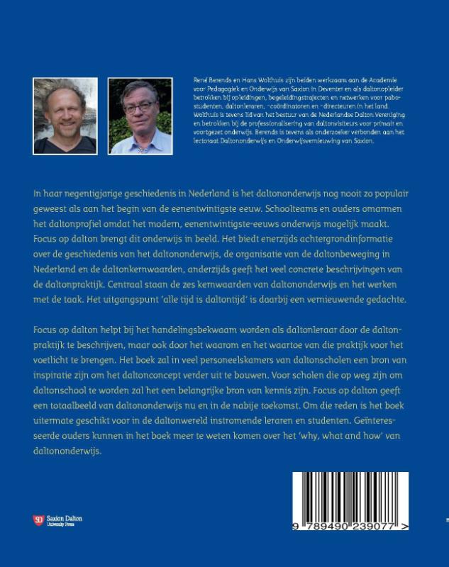 Achterkant van Focus op dalton