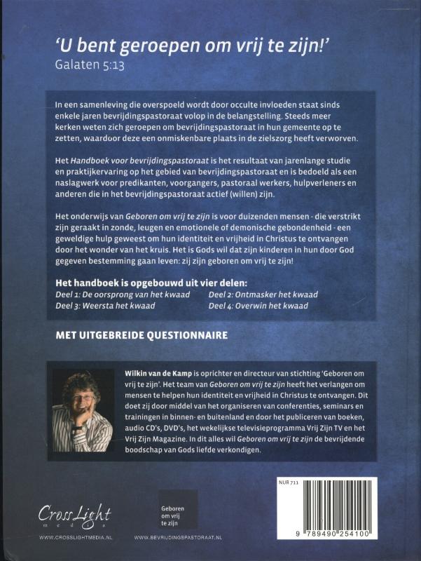 Achterkant van Geboren om vrij te zijn