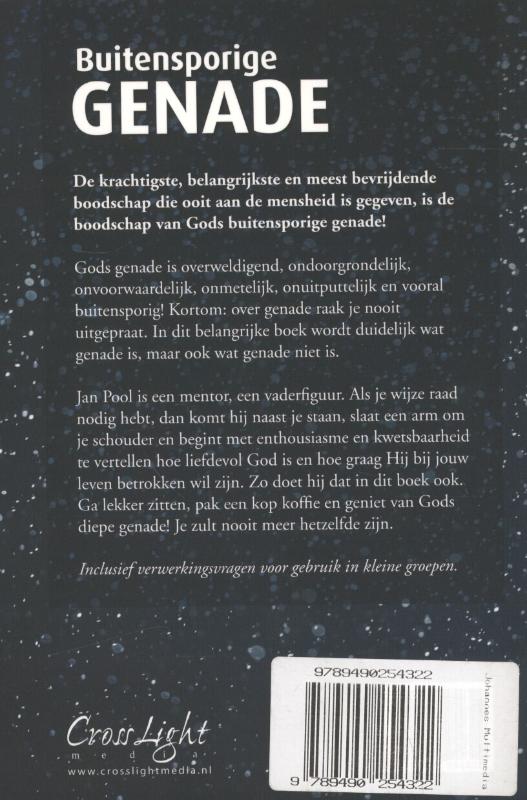 Achterkant van Buitensporige genade