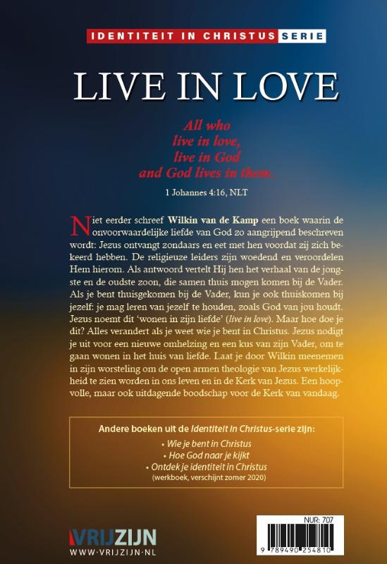 Achterkant van Live in Love