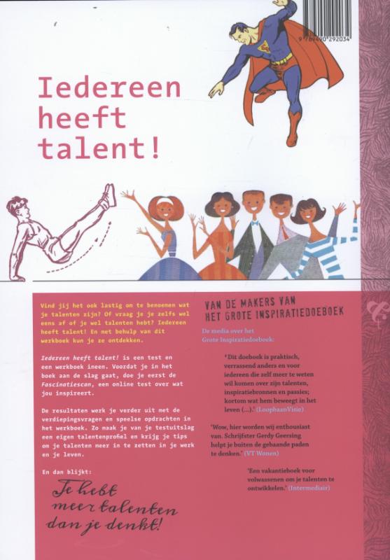 Achterkant van Iedereen heeft talent!