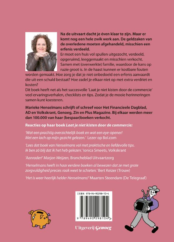 Achterkant van Wegwijzer voor nabestaanden