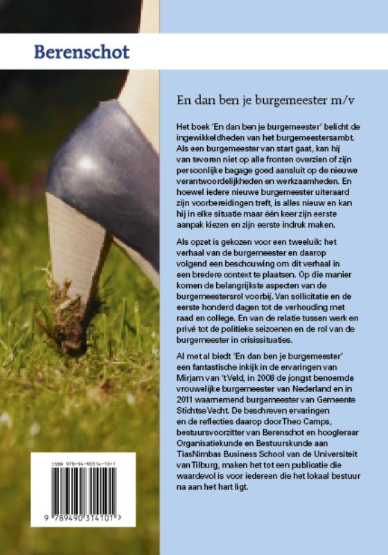 Achterkant van En dan ben je burgemeester