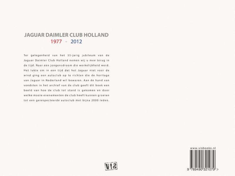 Achterkant van Jaguar Daimler Club Holland