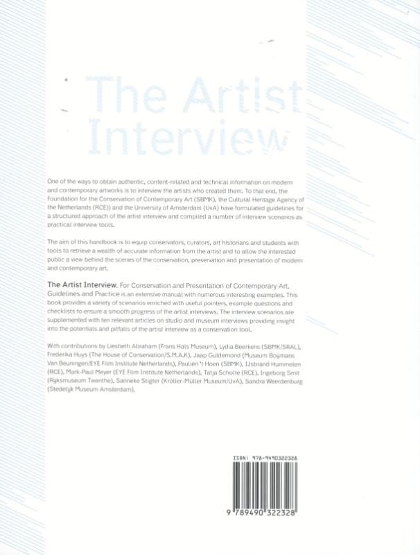Achterkant van The Artist Interview